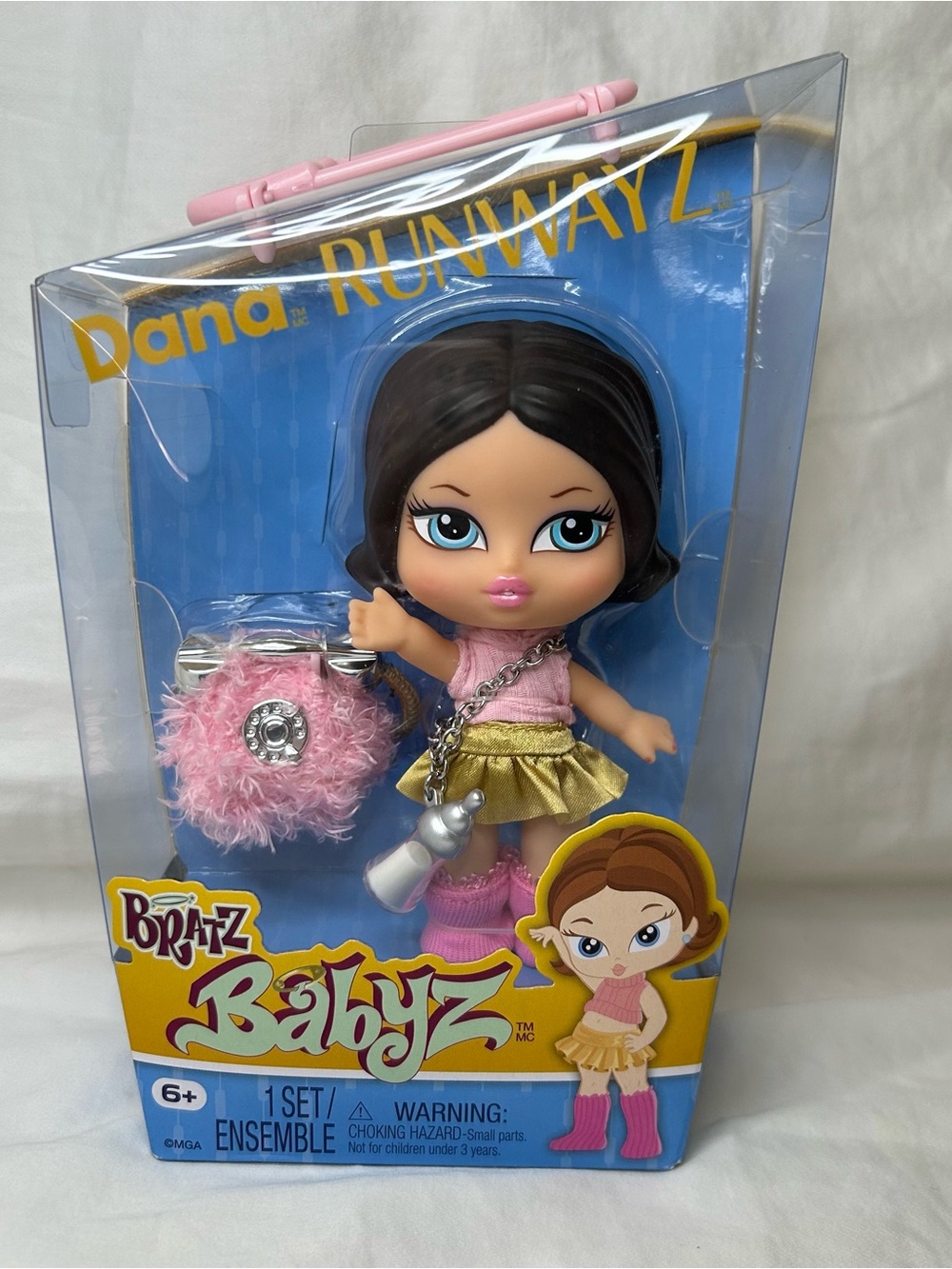 MGA Bratz Babyz Runwayz Dana Doll New Sealed Gold Skirt 5" 2024